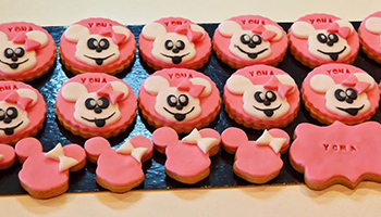 Biscuits personnalisés Minnie